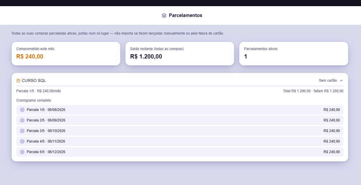 Parcelamentos